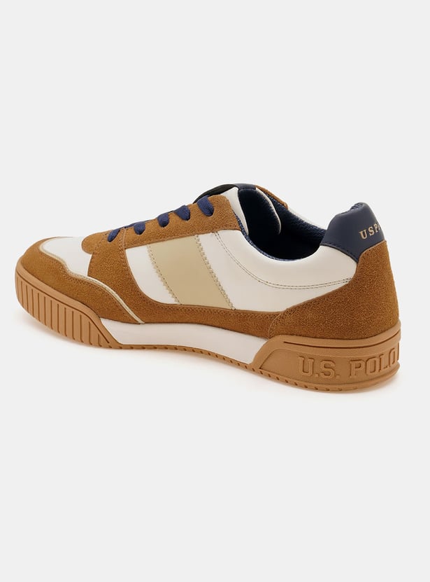 U.S. POLO ASSN. Colourblocked Lace-Up Sneakers