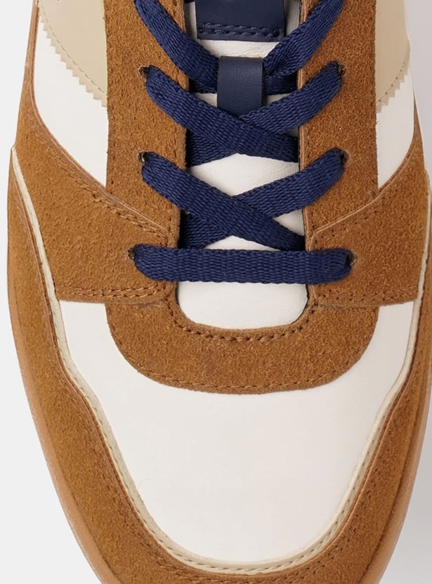 U.S. POLO ASSN. Colourblocked Lace-Up Sneakers
