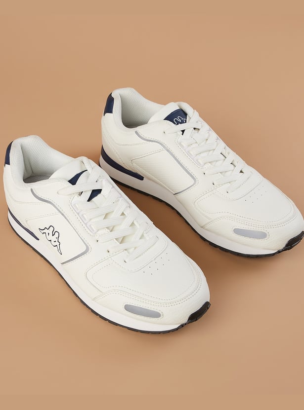 KAPPA Logo Voghera Panelled Low-Top Sneakers