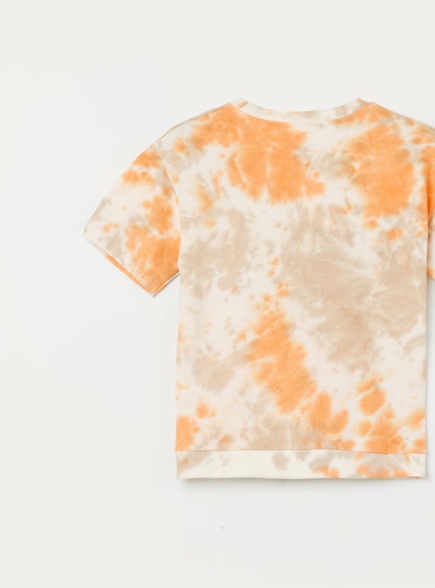 FAME FOREVER Boys Tie & Dye T-shirt