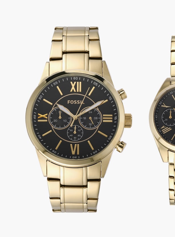 FOSSIL Modern Courier Chronograph Watch Set - BQ2400SET