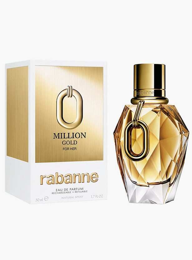 RABANNE Million Gold For Her Refillable Eau de Parfum - 50 ml