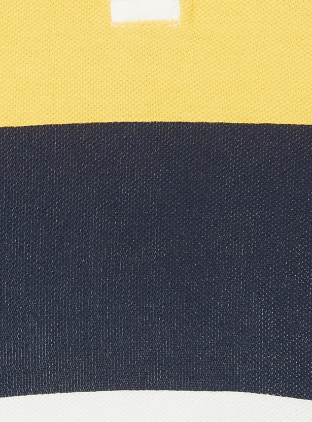 JUNIORS Boys Colourblock Polo T-shirt