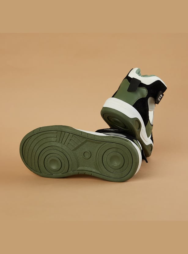 FAME FOREVER Boys Colourblock High Top Sneakers