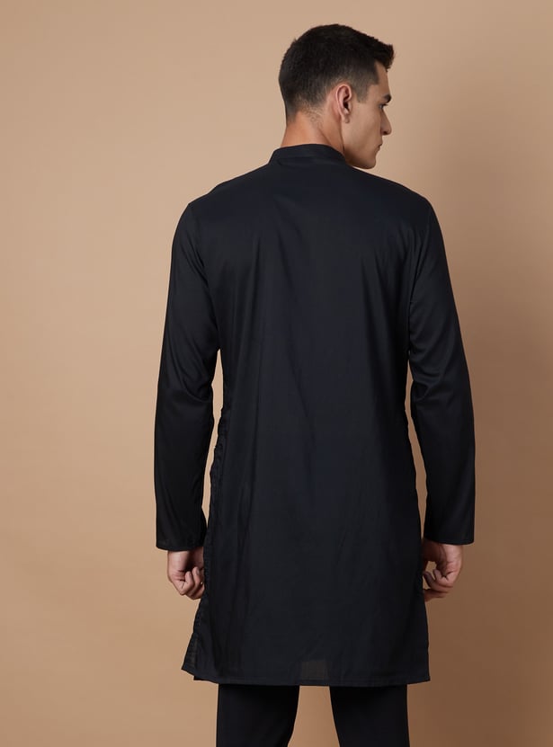 MELANGE Sequin Embellished Straight Kurta