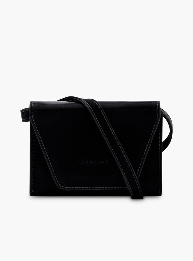 FASTRACK Solid Push-Button Wallet with Sling