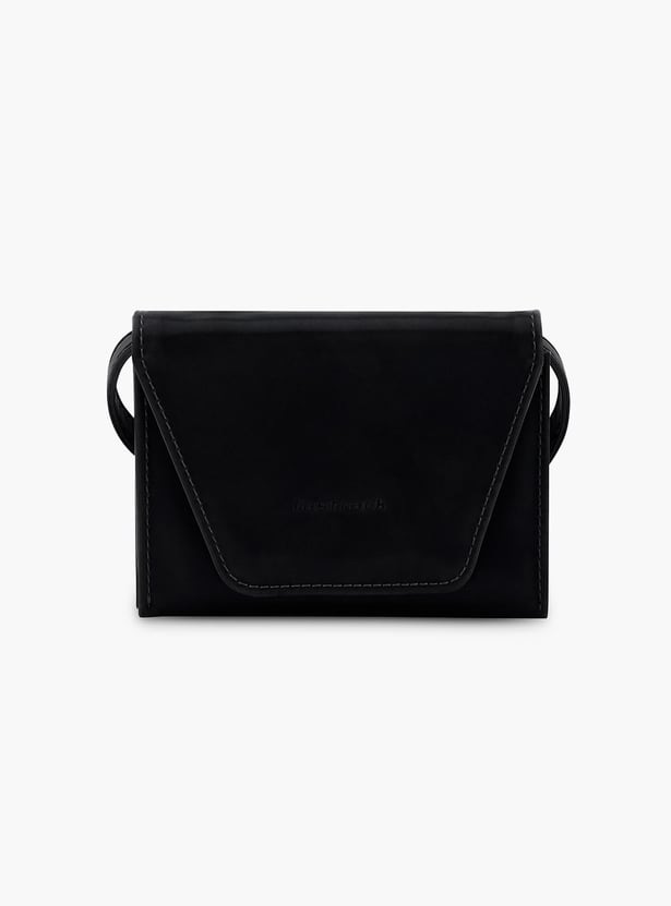 FASTRACK Solid Push-Button Wallet with Sling