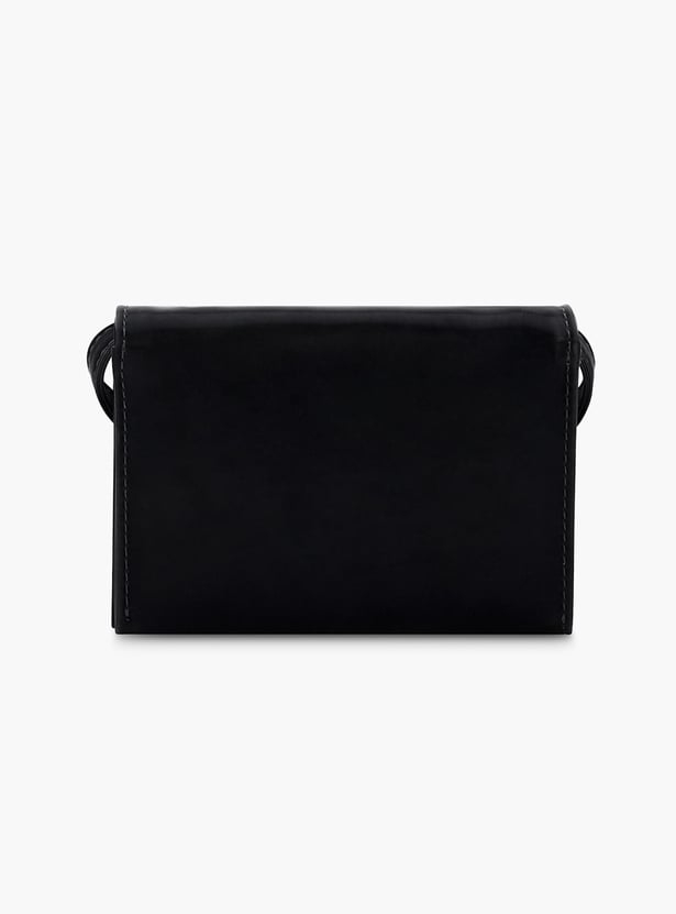 FASTRACK Solid Push-Button Wallet with Sling