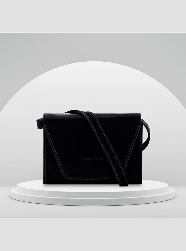 FASTRACK Solid Push-Button Wallet with Sling