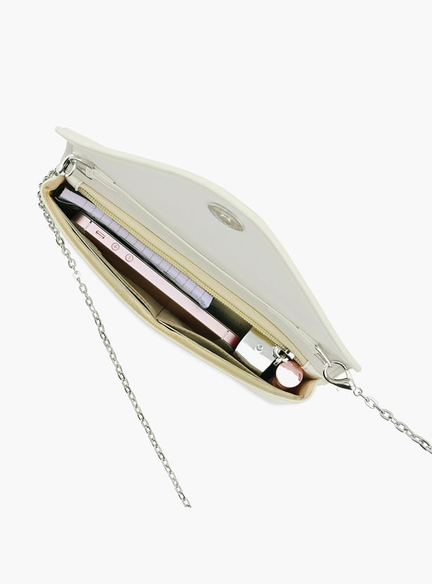 FASTRACK Solid Envelope Clutch with Sling