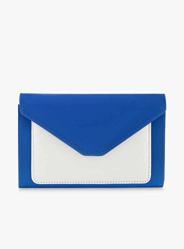 FASTRACK Colourblocked Push-Button Wallet