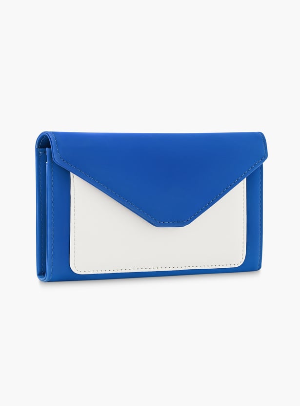 FASTRACK Colourblocked Push-Button Wallet