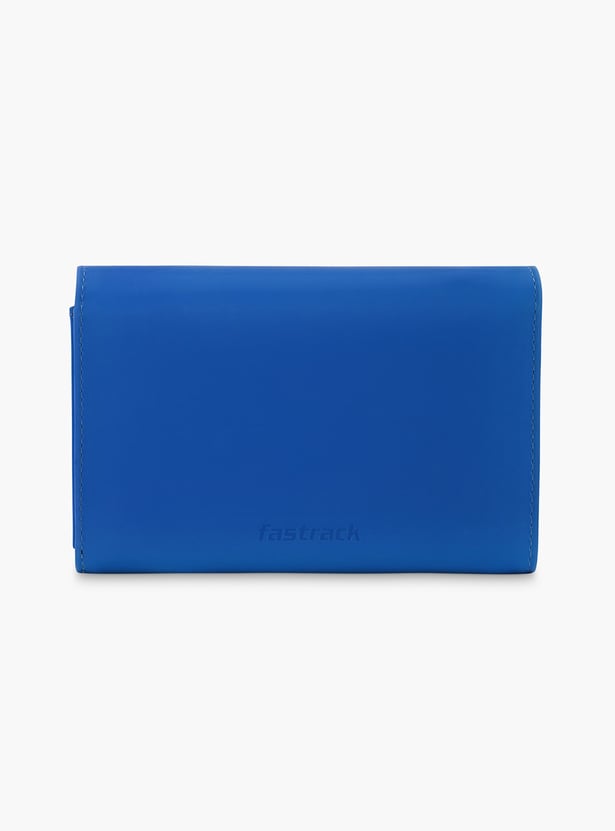 FASTRACK Colourblocked Push-Button Wallet