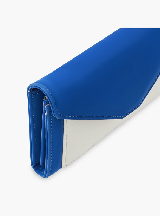 FASTRACK Colourblocked Push-Button Wallet