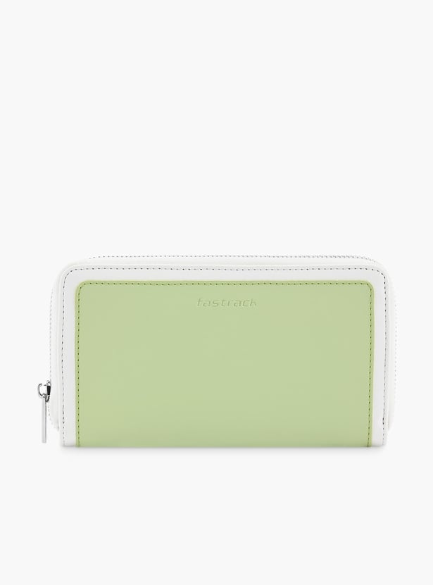FASTRACK Colourblocked Zip-Around Wallet