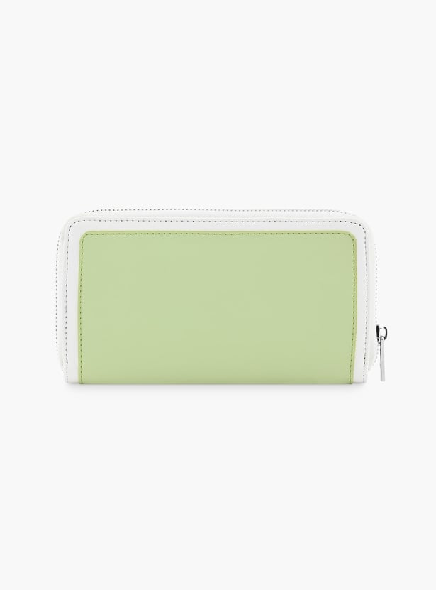 FASTRACK Colourblocked Zip-Around Wallet