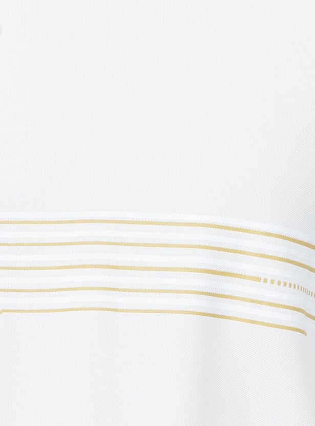 BLACKBERRYS Striped Slim Fit Polo T-shirt