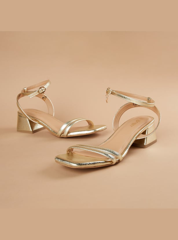 GINGER Solid Block Heels