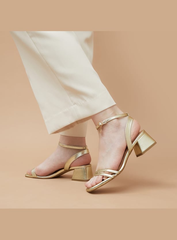 GINGER Solid Block Heels