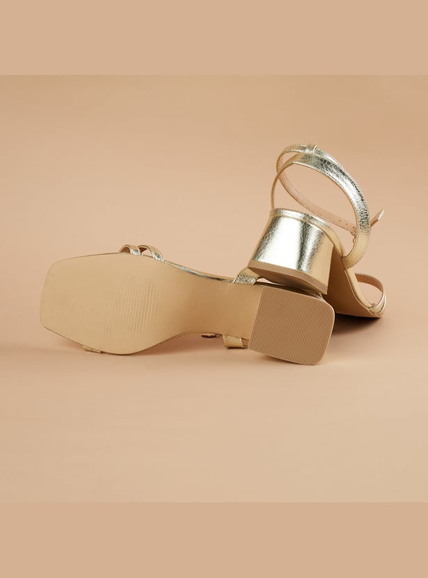GINGER Solid Block Heels