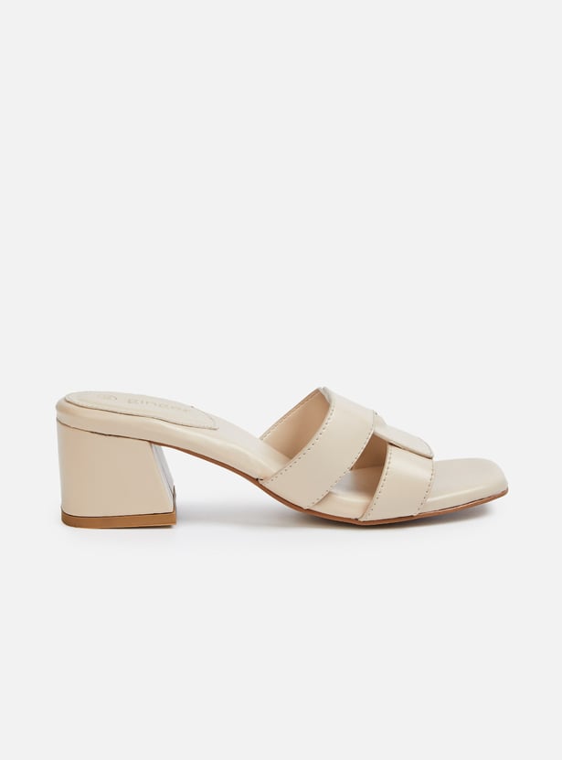 GINGER Solid Block Heels