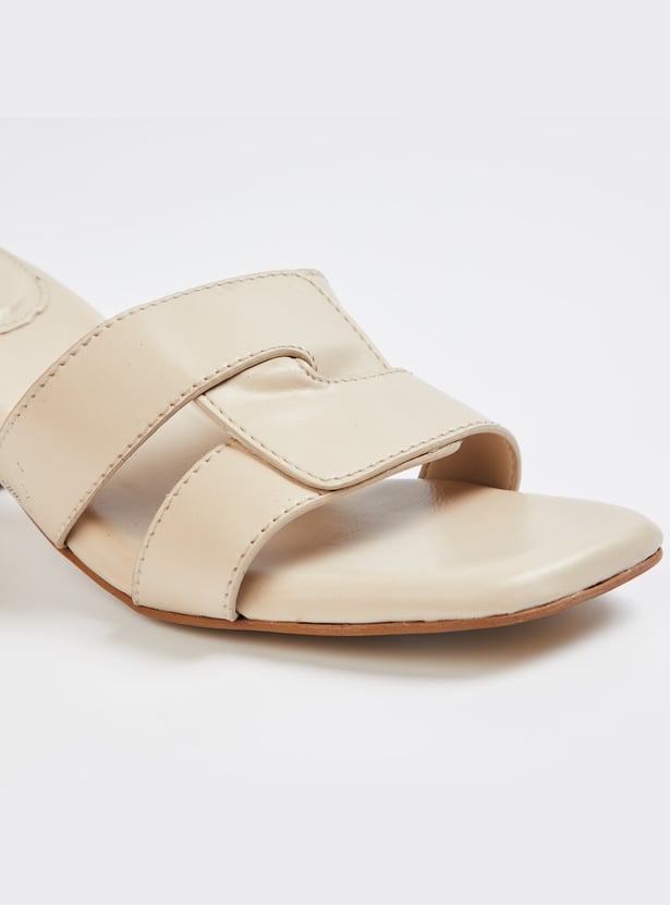 GINGER Solid Block Heels