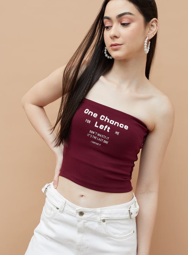 GINGER Printed Tube Top