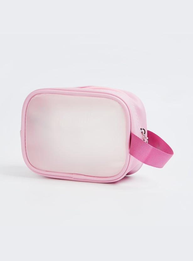 FAME FOREVER Printed Vanity Pouch