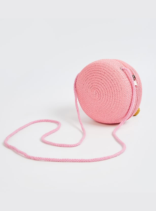 FAME FOREVER Knit Sling Bag