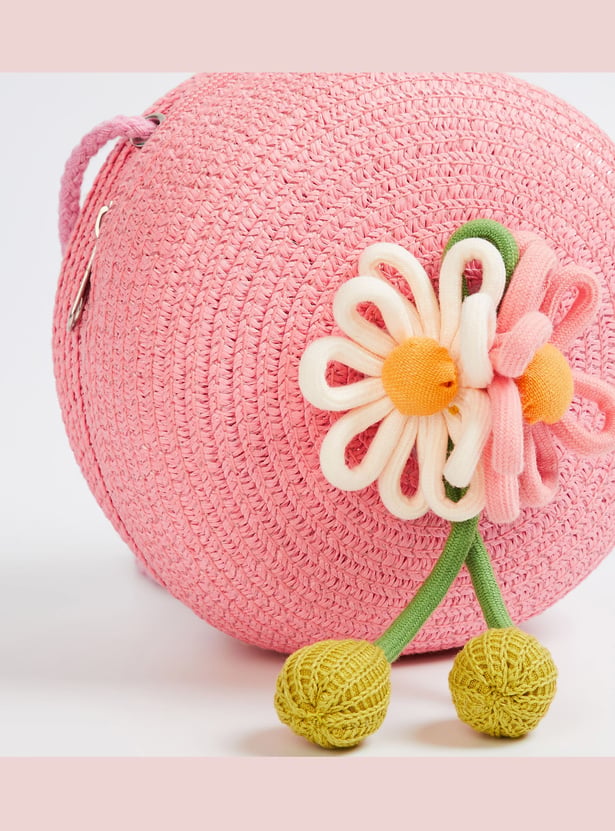 FAME FOREVER Knit Sling Bag