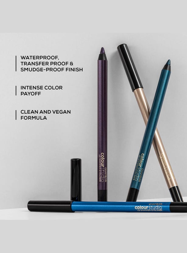CHAMBOR Colour Studio Le Shimmer Eyeliner - Black Eclat 02 - 1ml