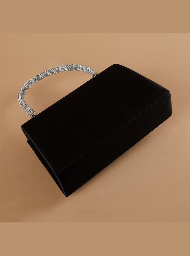 CODE Embellished Bow Detail Clutch