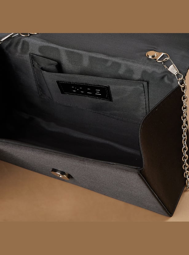 CODE Embellished Bow Detail Clutch