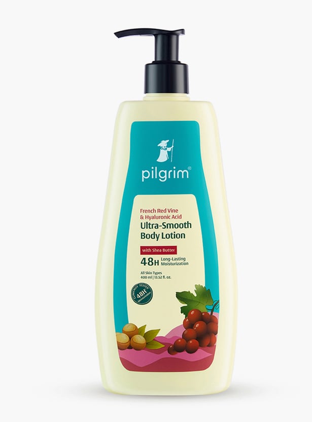 PILGRIM French Red Vine & Hyaluronic Acid Ultra-Smooth Body Lotion - 400ml