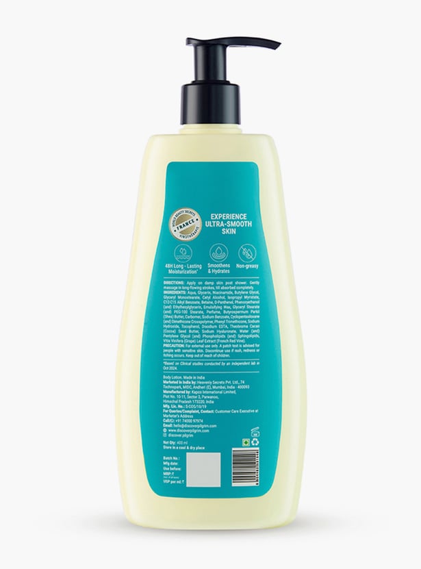 PILGRIM French Red Vine & Hyaluronic Acid Ultra-Smooth Body Lotion - 400ml