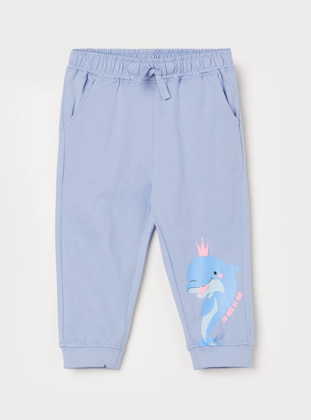 JUNIORS Girls Printed Joggers