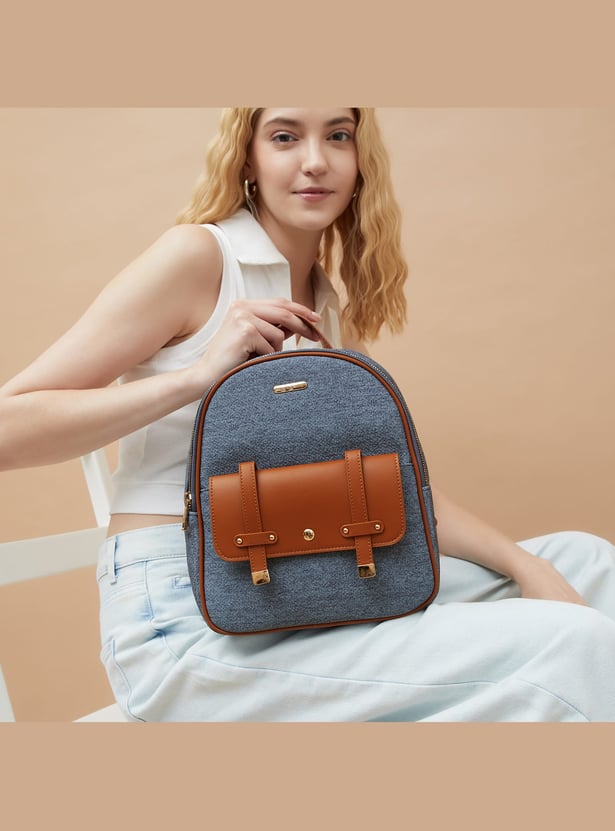 GINGER Colourblock Casual Backpack