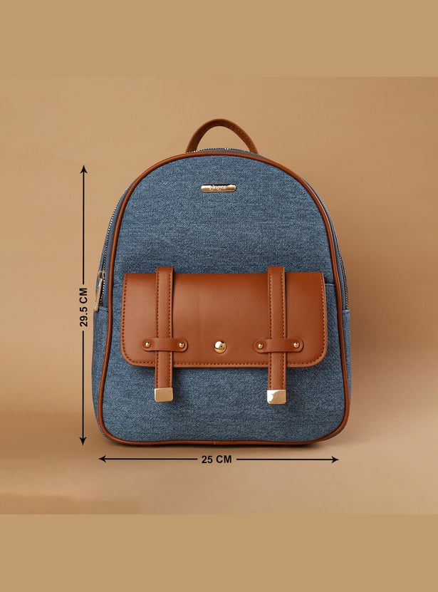 GINGER Colourblock Casual Backpack
