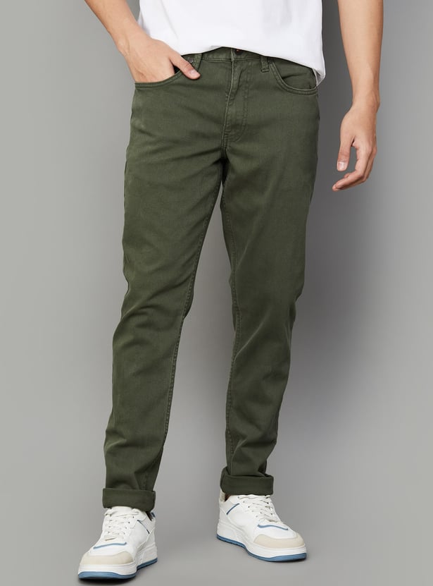 UNITED COLORS OF BENETTON Coloured Slim Tapered Jeans