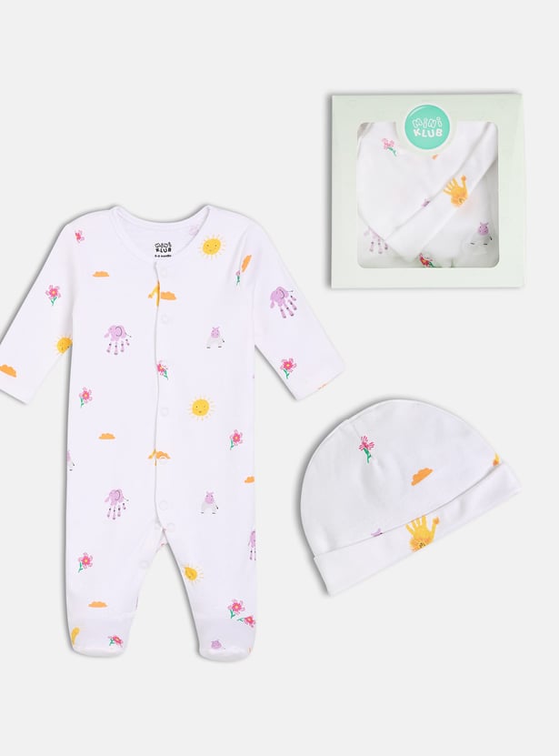 FS MINI KLUB Girls Printed Infant Gift Set - Pack of 2