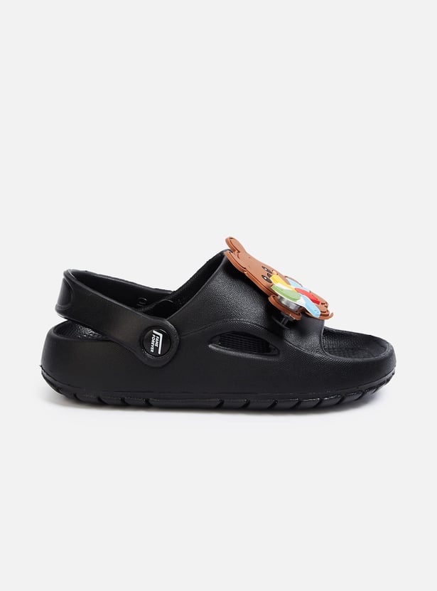 FAME FOREVER Boys Bear Applique Clogs