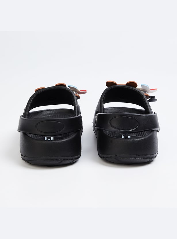 FAME FOREVER Boys Bear Applique Clogs