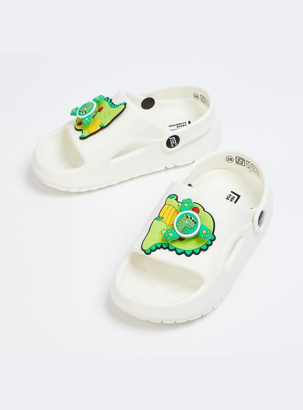 FAME FOREVER Boys Bear Applique Clogs