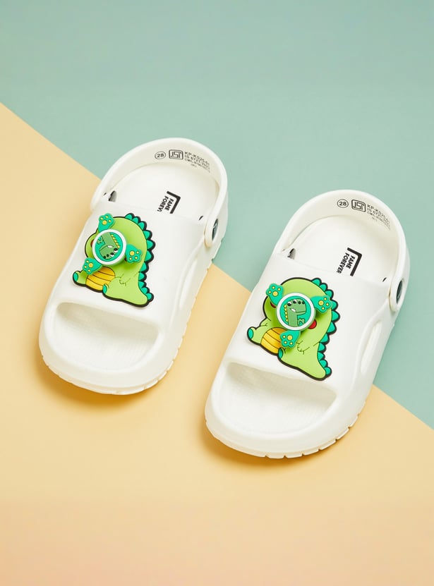 FAME FOREVER Boys Bear Applique Clogs
