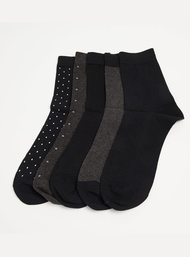 CODE Assorted Crew Length Socks - Pack of 5
