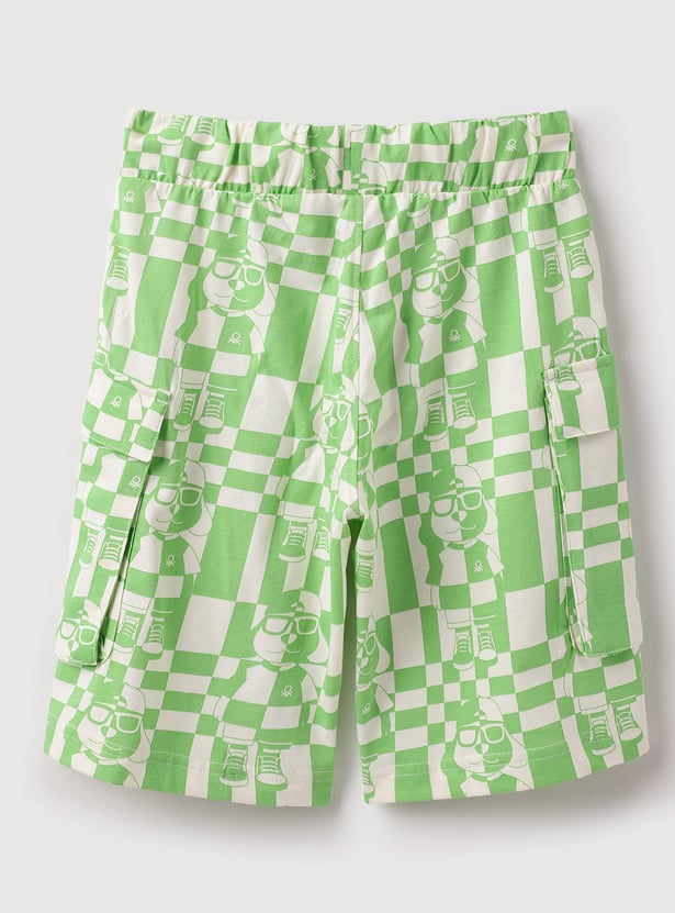 UNITED COLORS OF BENETTON Boys Printed Cargo Shorts