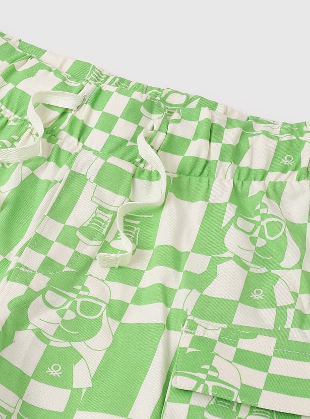 UNITED COLORS OF BENETTON Boys Printed Cargo Shorts