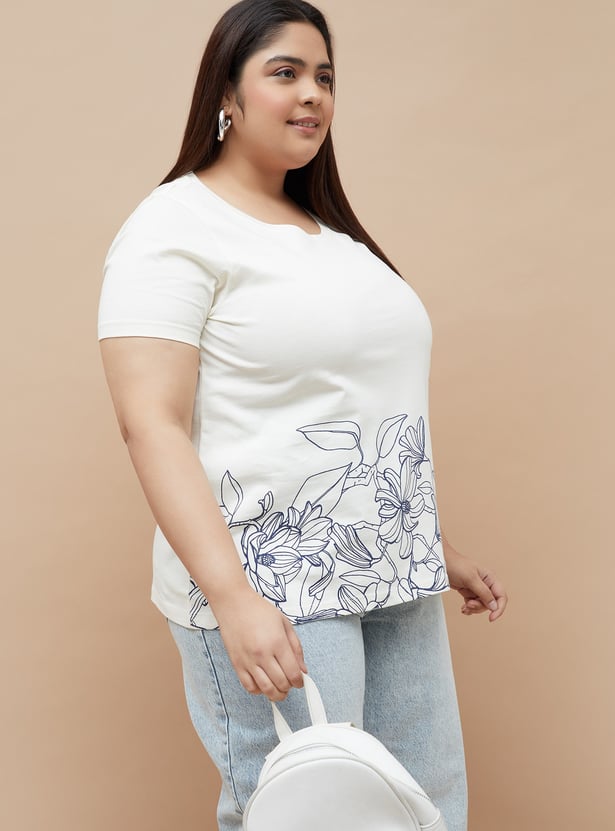NEXUS Floral Print T-shirt