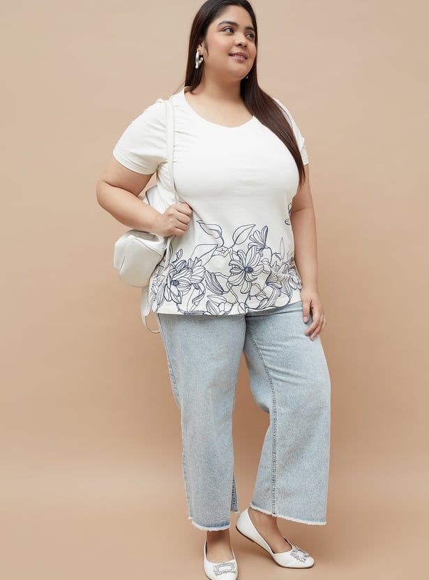 NEXUS Floral Print T-shirt