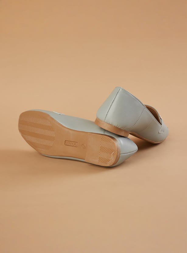 CODE Metal Accent Loafers